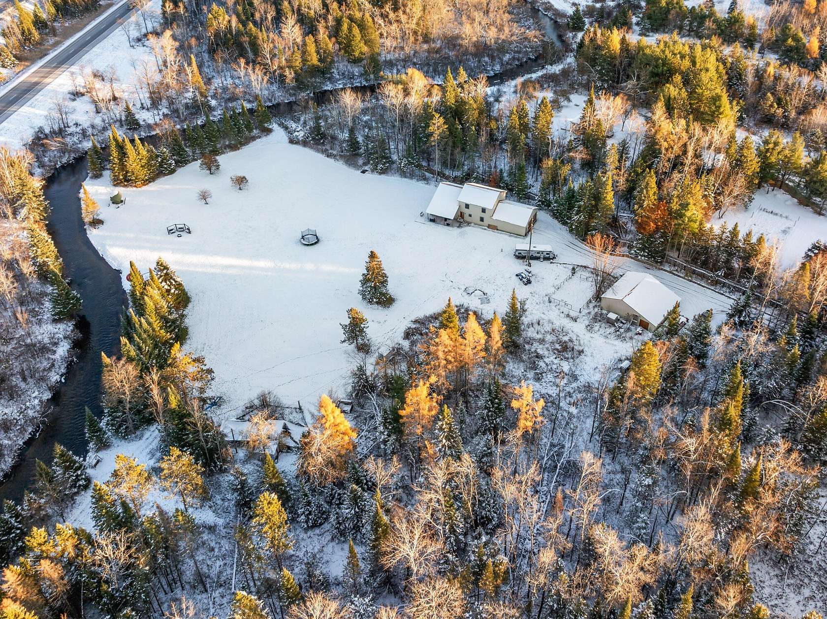 5.67 Acres of Residential Land with Home for Sale in Wolverine, Michigan