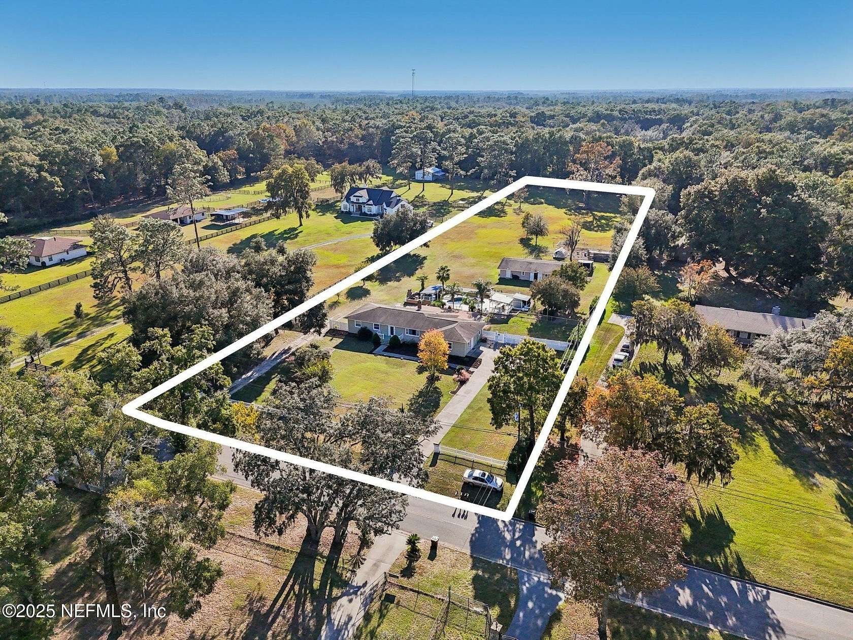 3.35 Acres of Residential Land with Home for Sale in Green Cove Springs, Florida