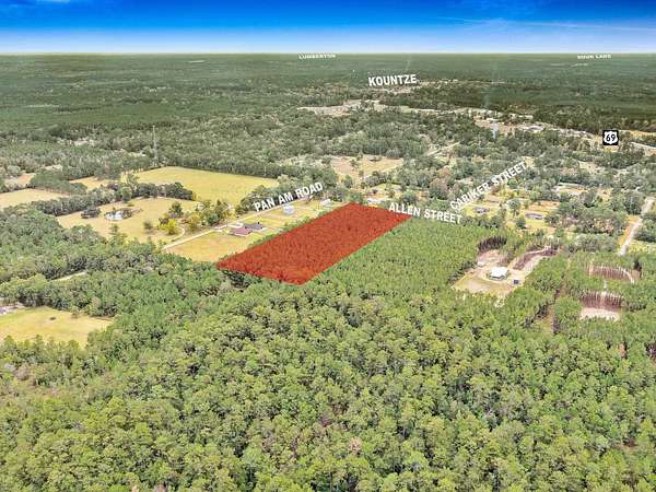 5.43 Acres of Residential Land for Sale in Kountze, Texas