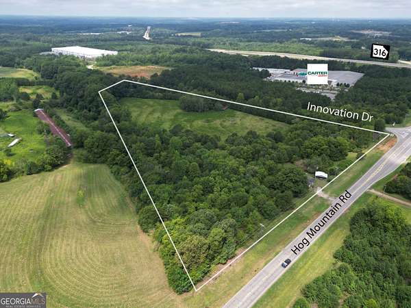 13.5 Acres of Mixed-Use Land for Sale in Winder, Georgia