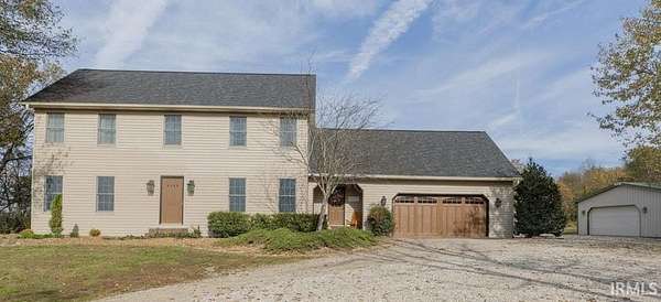 3 Acres of Residential Land with Home for Sale in Boonville, Indiana