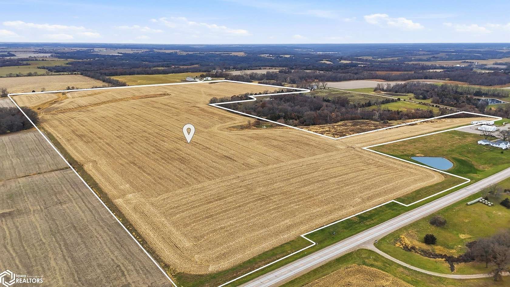 74.8 Acres of Agricultural Land for Sale in Bonaparte, Iowa