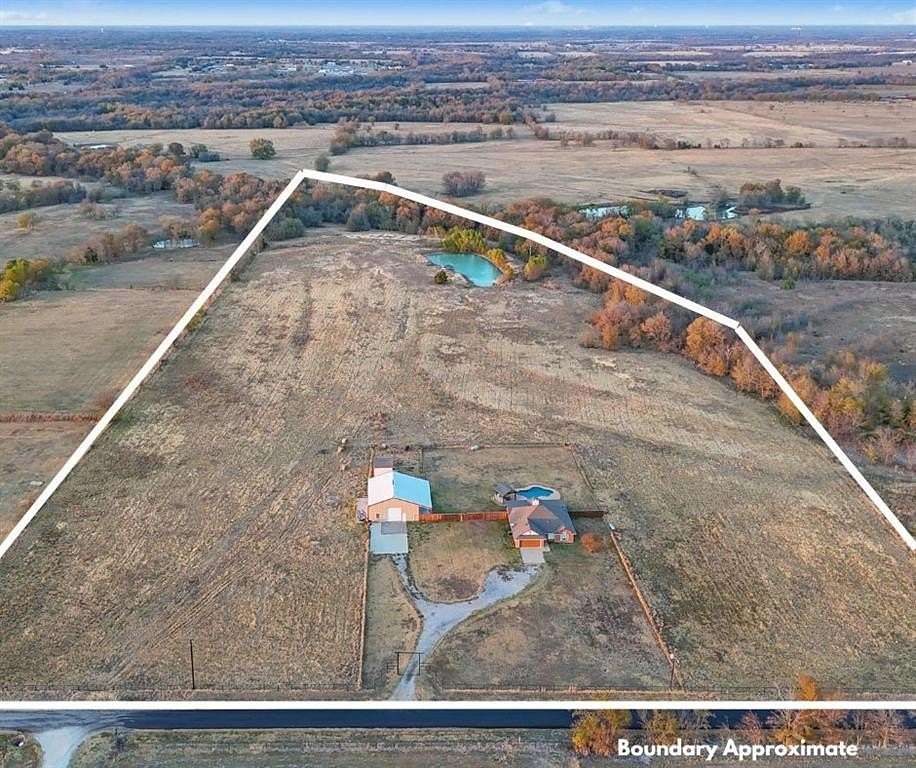 24.2 Acres of Land with Home for Sale in Campbell, Texas