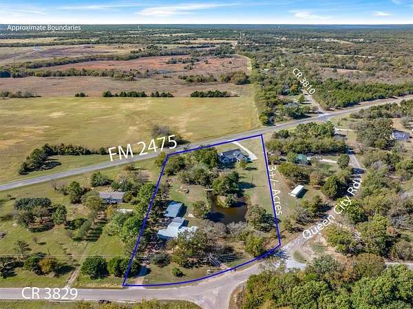 3 Acres of Residential Land with Home for Sale in Wills Point, Texas