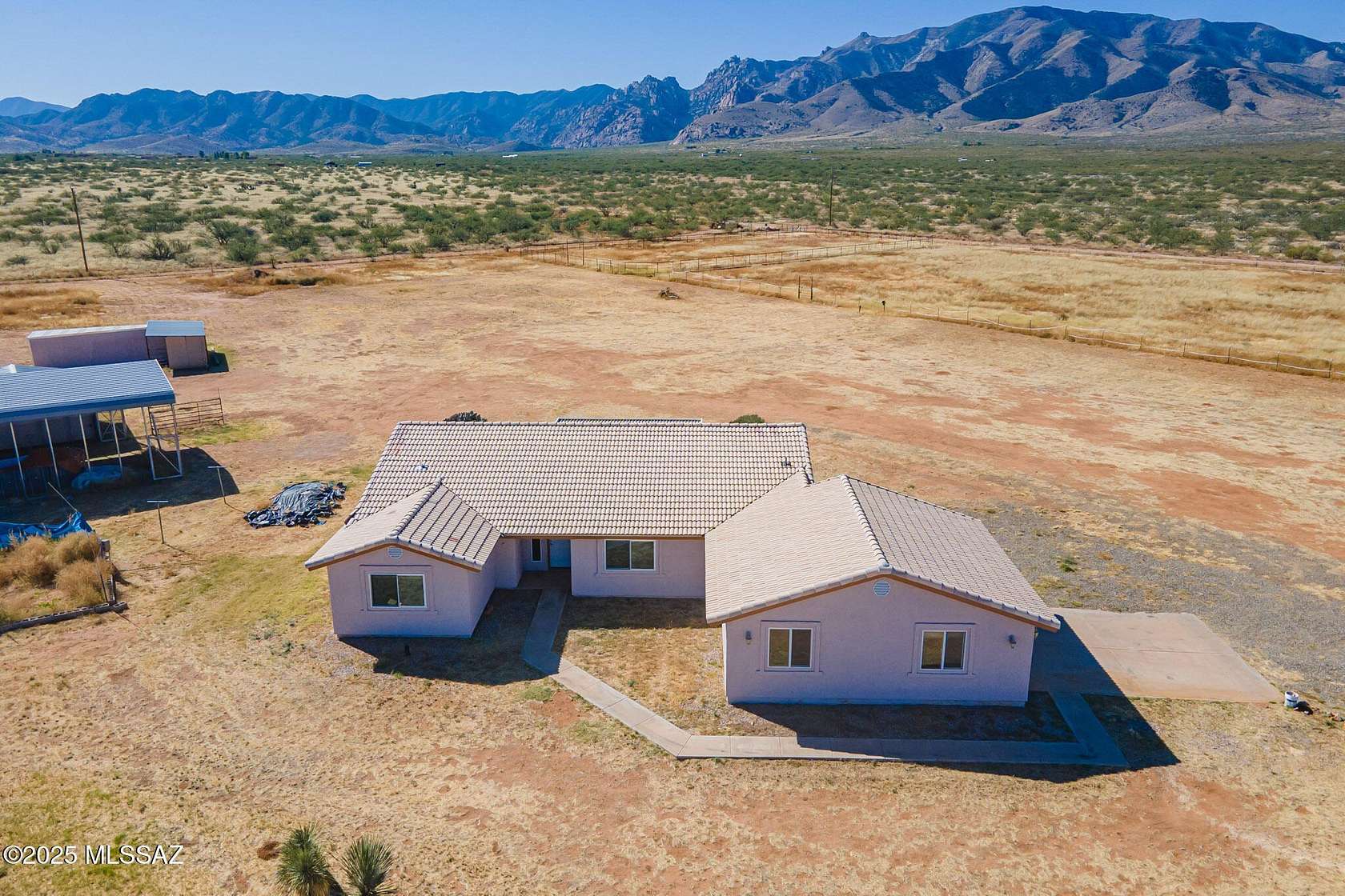 10 Acres of Land with Home for Sale in Cochise, Arizona