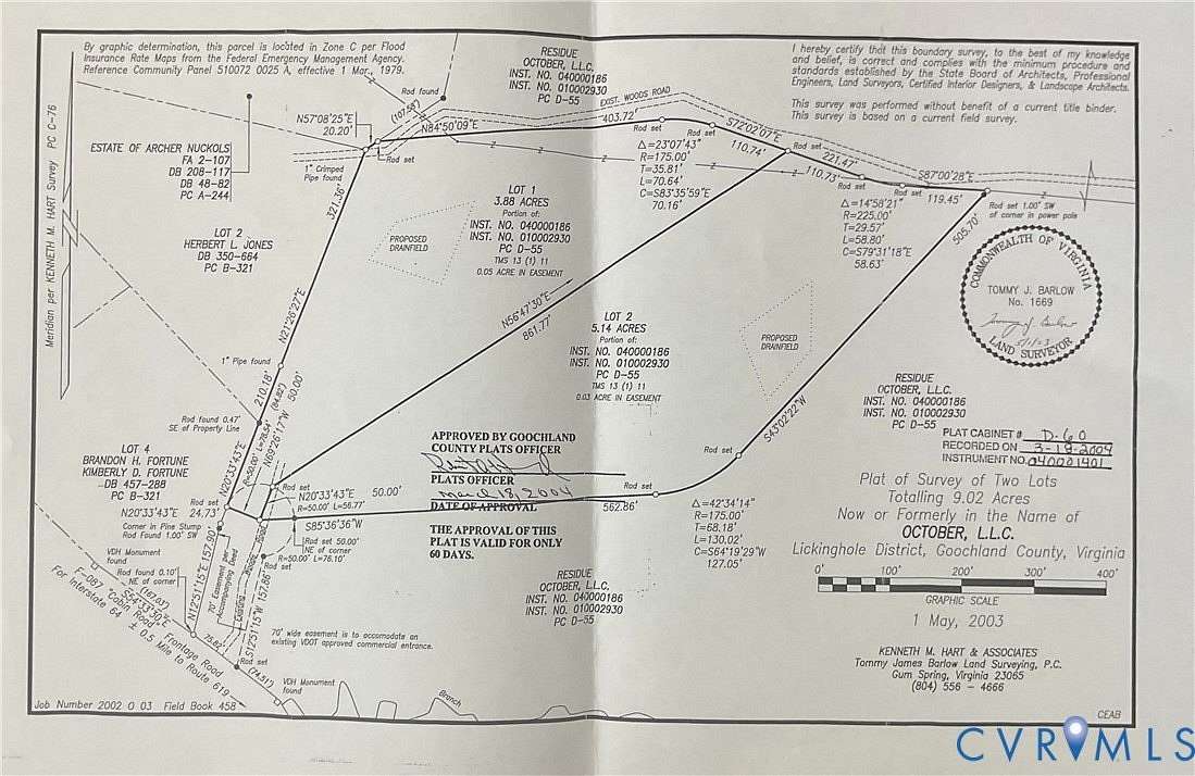 5.14 Acres of Residential Land for Sale in Gum Spring, Virginia