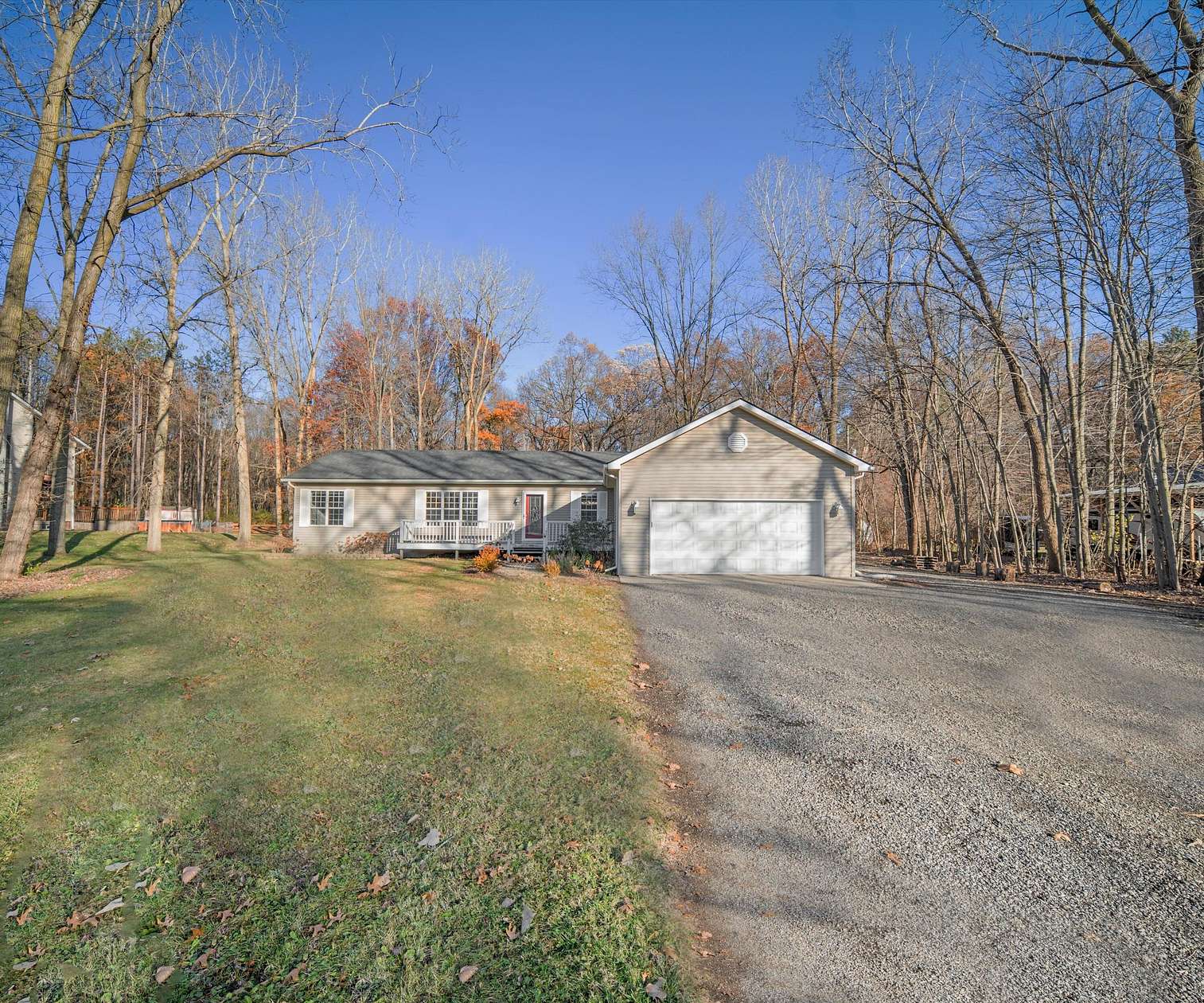 2 Acres of Residential Land with Home for Sale in New Boston, Michigan