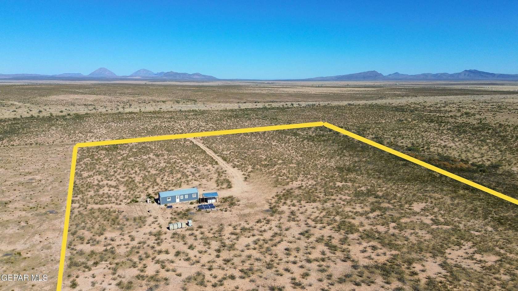 20 Acres of Recreational Land with Home for Sale in Salt Flat, Texas