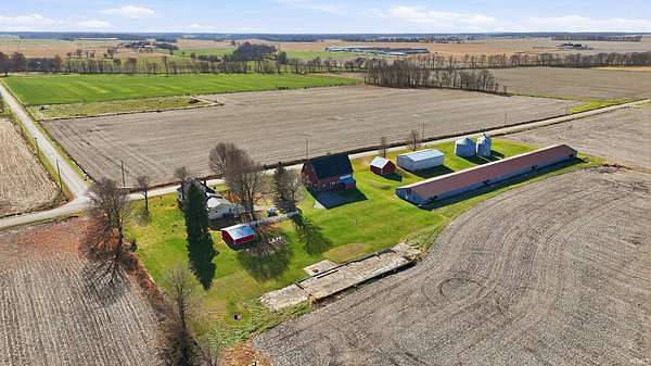 3 Acres of Residential Land with Home for Sale in Claypool, Indiana