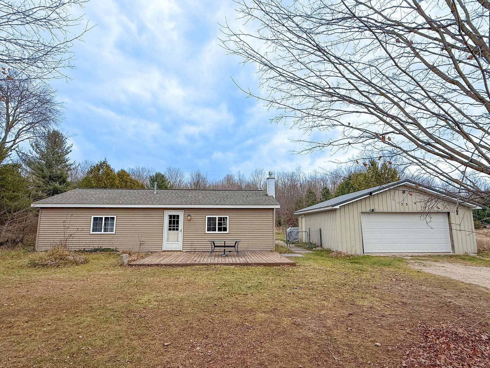 2.7 Acres of Residential Land with Home for Sale in Beulah, Michigan