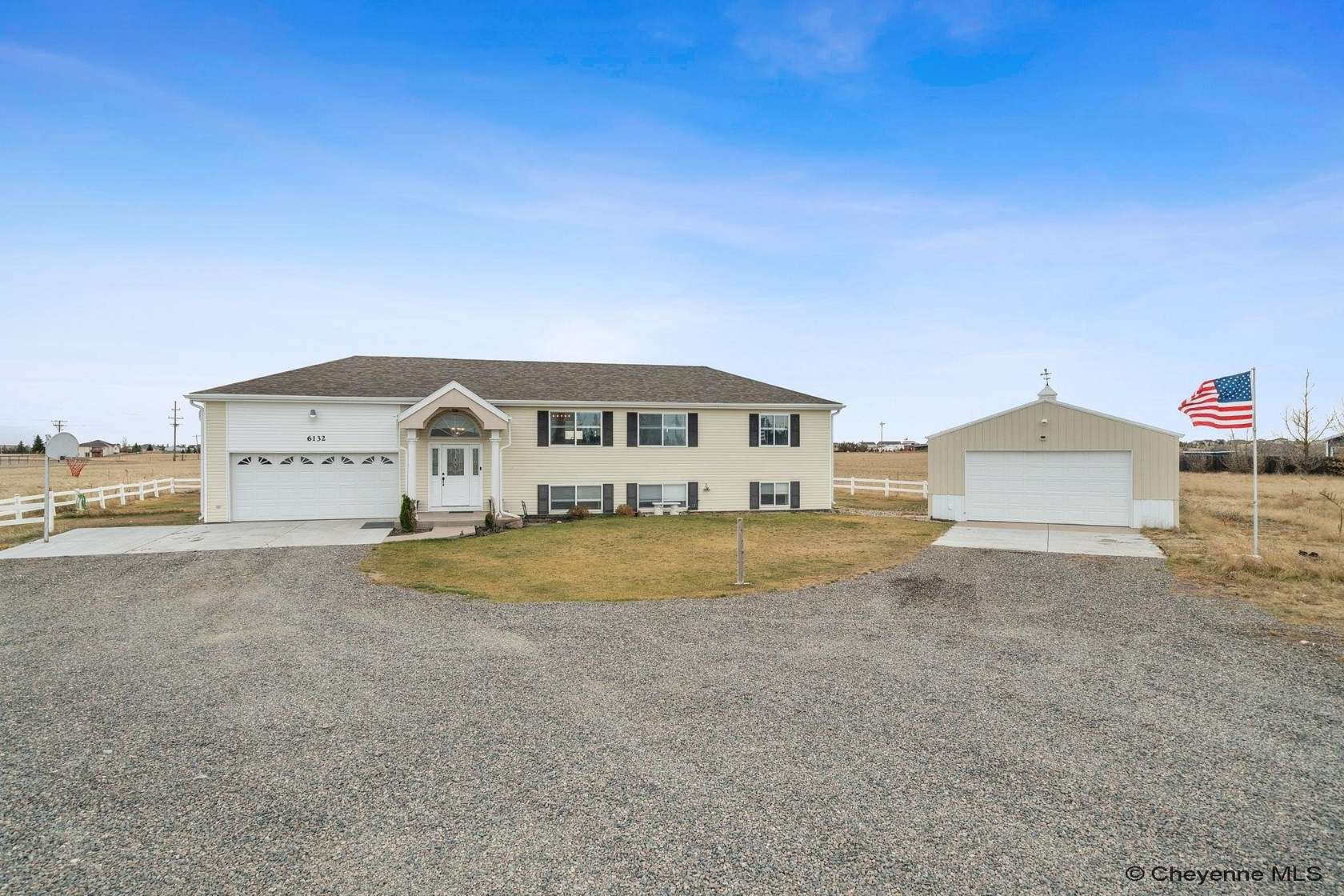 4.69 Acres of Residential Land with Home for Sale in Cheyenne, Wyoming