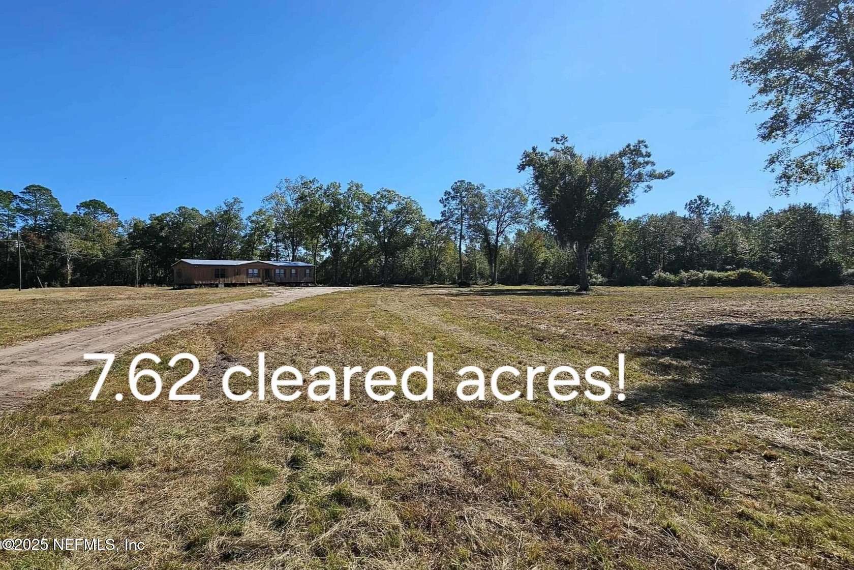 7.62 Acres of Land with Home for Sale in Hilliard, Florida