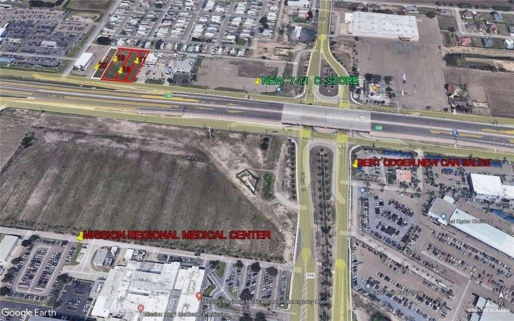 1.55 Acres of Commercial Land for Sale in Mission, Texas