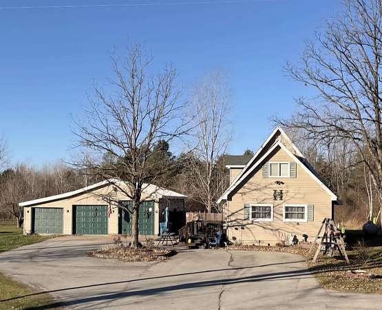 2 Acres of Residential Land with Home for Sale in Linwood, Michigan