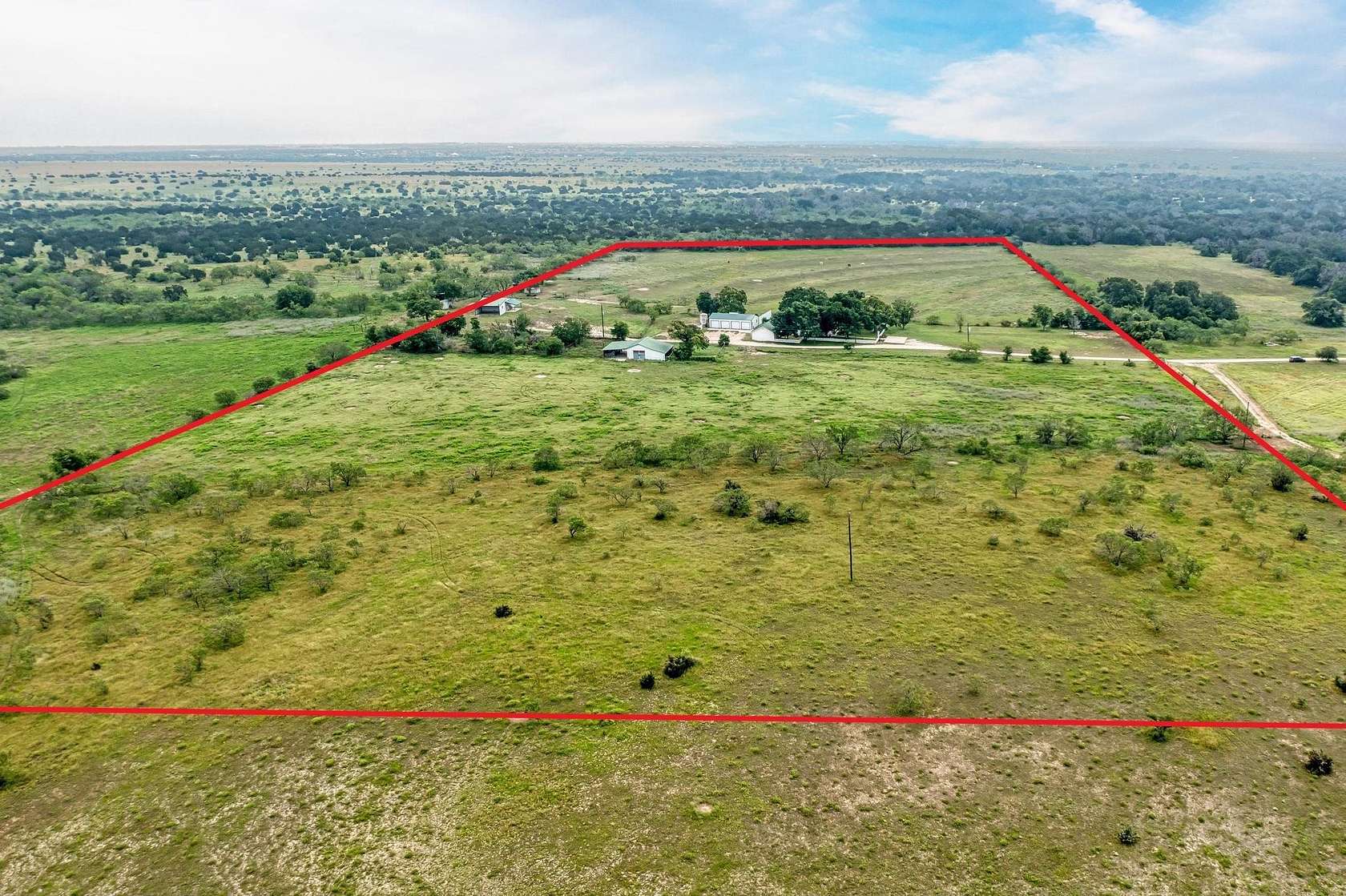 24 Acres of Agricultural Land with Home for Sale in Bertram, Texas
