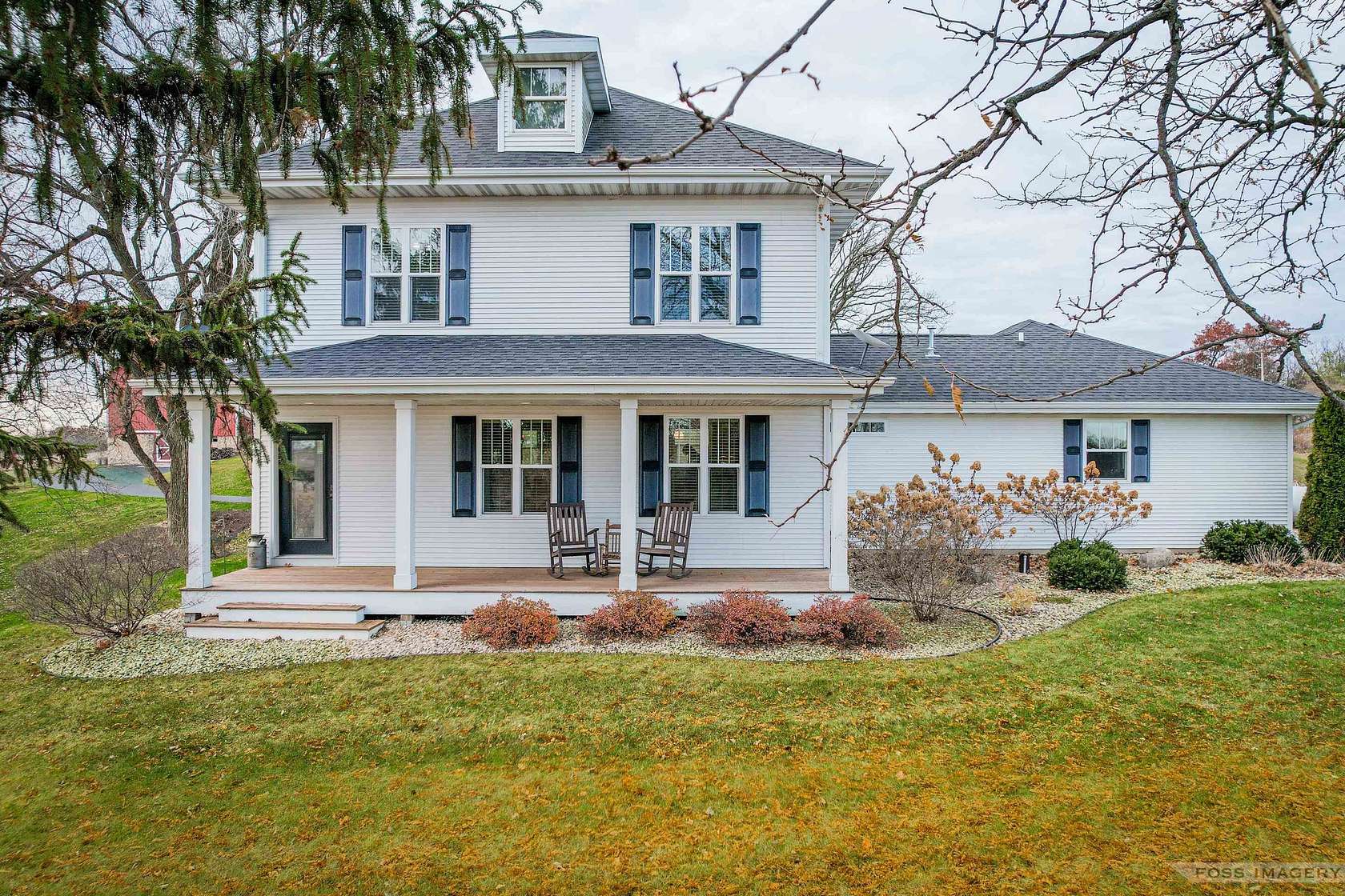 5.1 Acres of Residential Land with Home for Sale in Monticello, Wisconsin