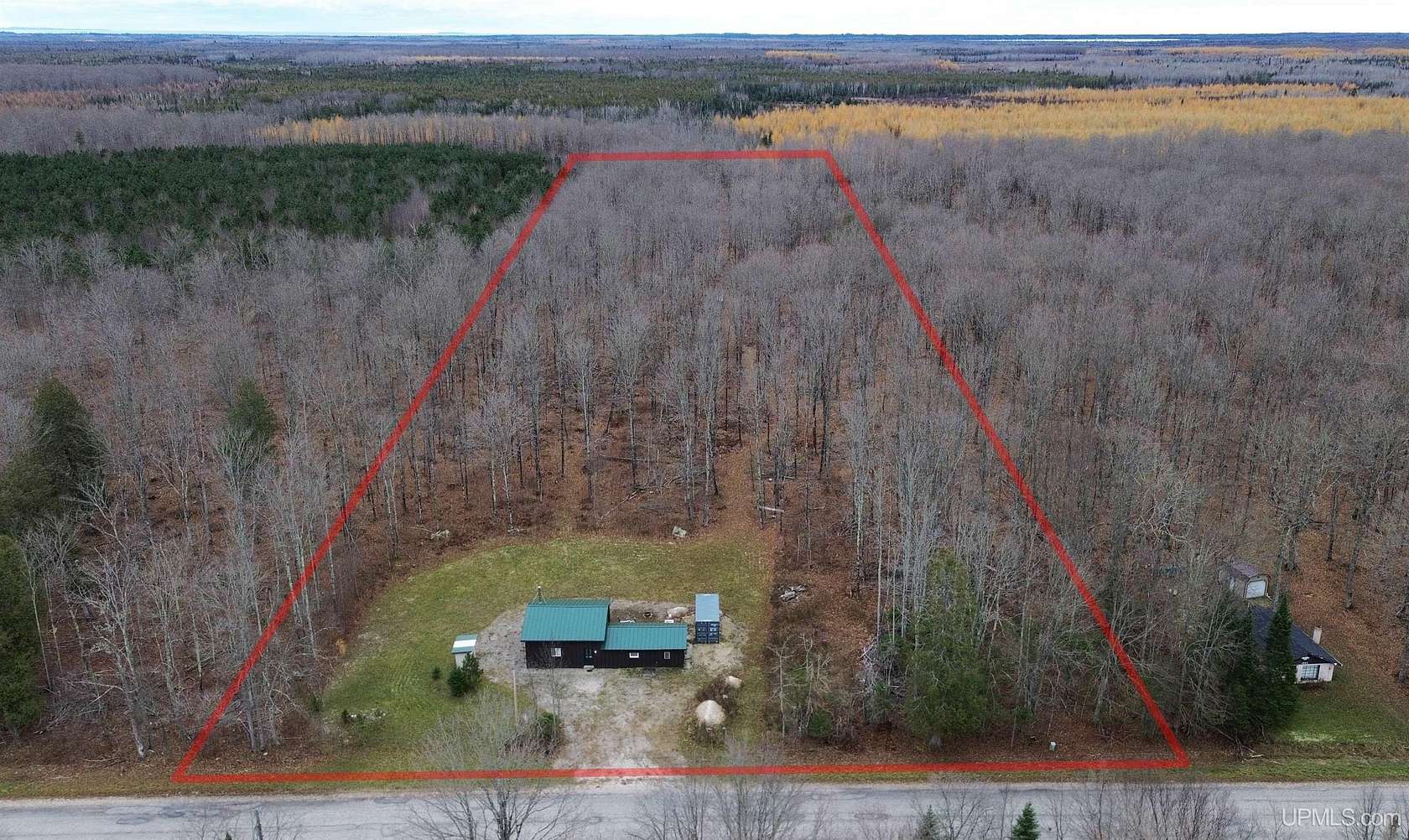 10 Acres of Recreational Land with Home for Sale in Gulliver, Michigan
