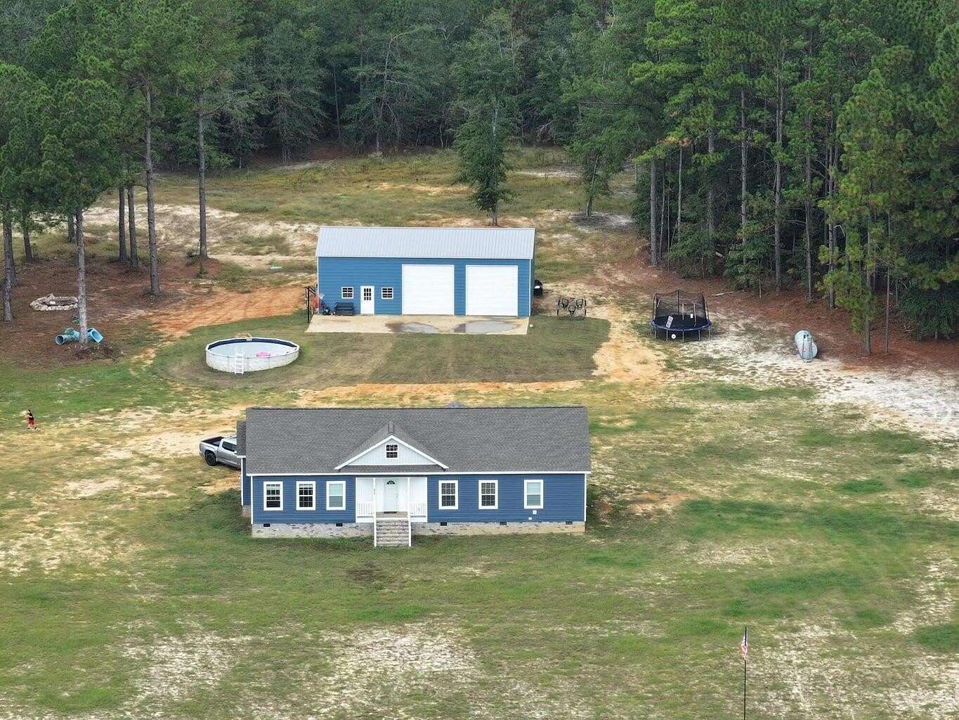 14.5 Acres of Land with Home for Sale in Aiken, South Carolina