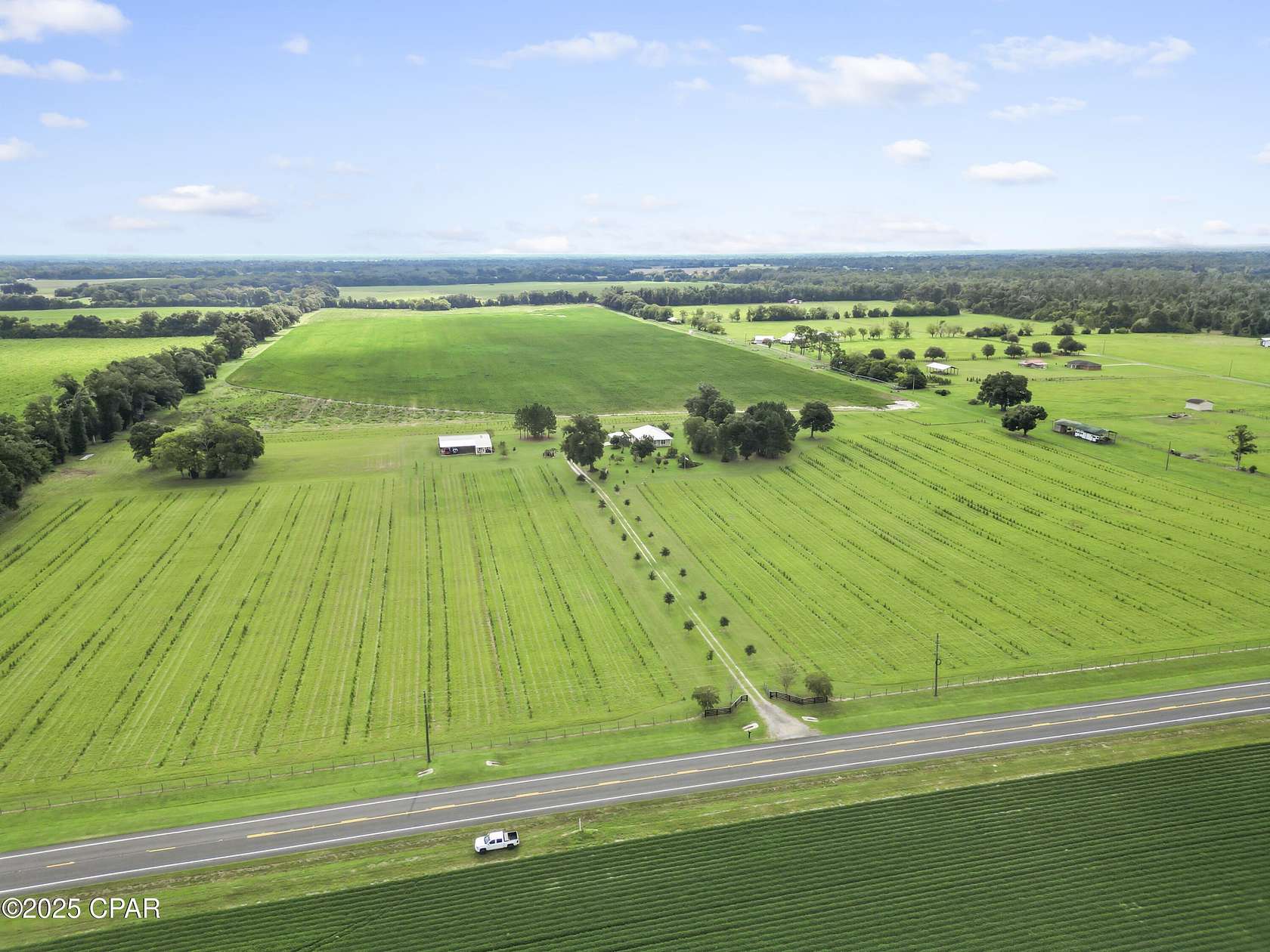 26 Acres of Agricultural Land with Home for Sale in Greenwood, Florida