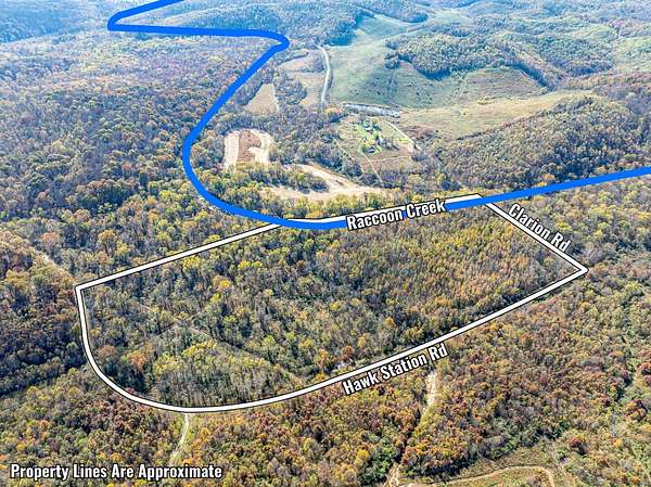 35 Acres of Recreational Land for Sale in Vinton, Ohio