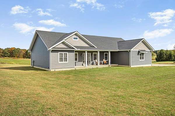 10.2 Acres of Land with Home for Sale in Junction City, Ohio