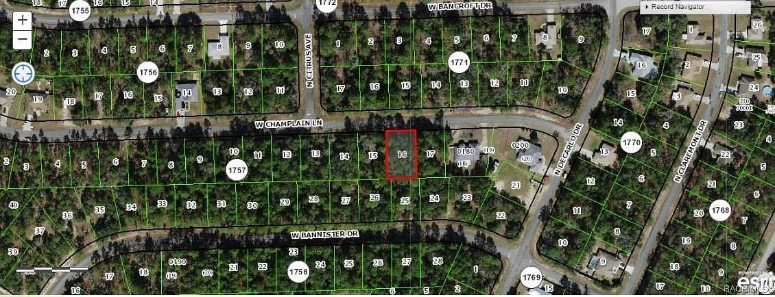 0.24 Acres of Residential Land for Sale in Citrus Springs, Florida