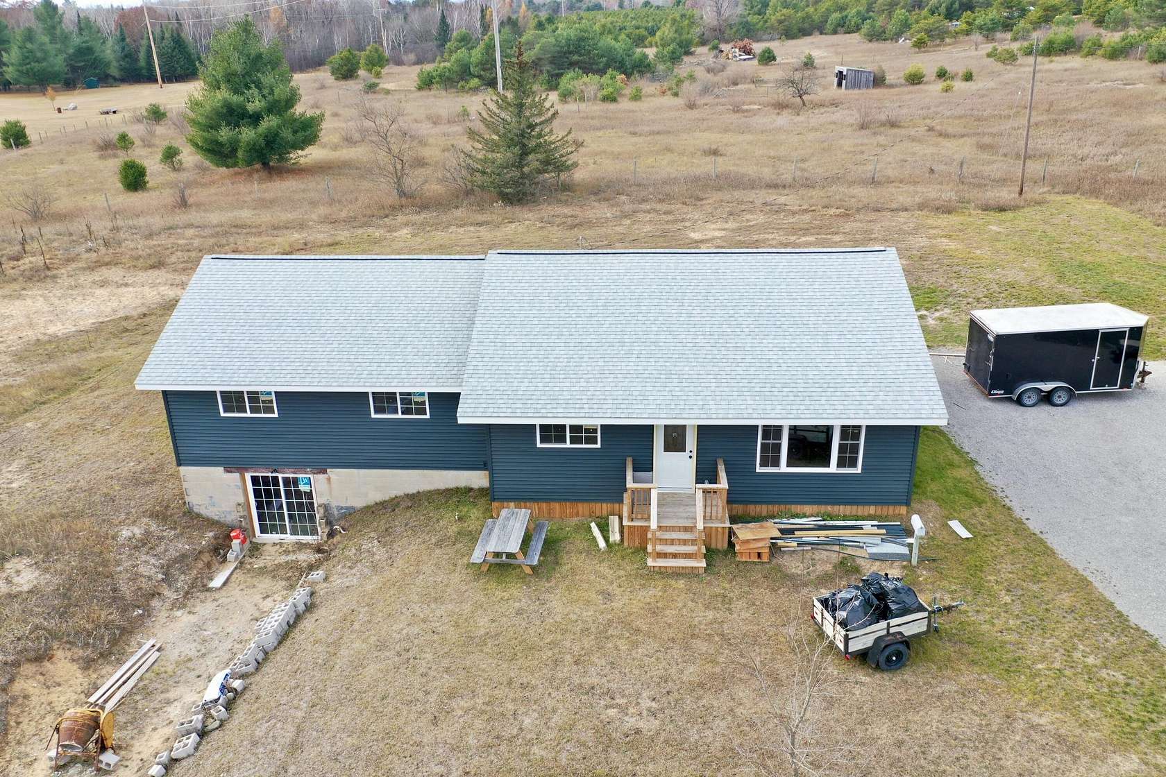 3 Acres of Residential Land with Home for Sale in Lincoln, Michigan