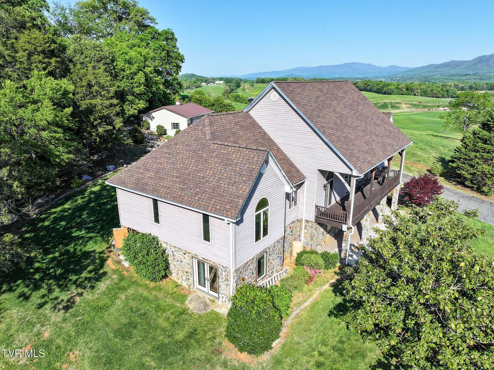 7.27 Acres of Land with Home for Sale in Parrottsville, Tennessee