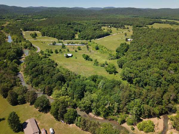 33.5 Acres of Land with Home for Sale in Oden, Arkansas
