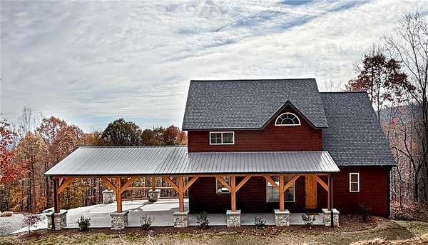 1.67 Acres of Land with Home for Sale in Moravian Falls, North Carolina