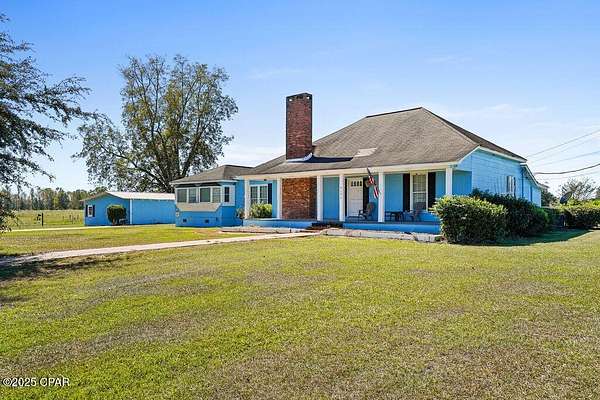55 Acres of Land with Home for Sale in Graceville, Florida