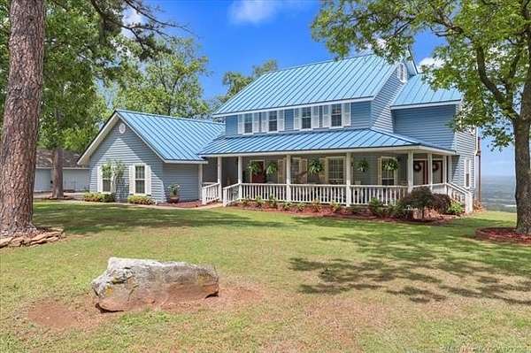 2.5 Acres of Land with Home for Sale in Poteau, Oklahoma