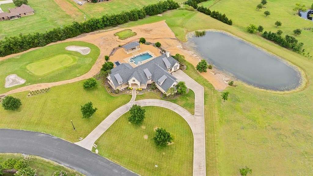 5.5 Acres of Residential Land with Home for Lease in Prosper, Texas