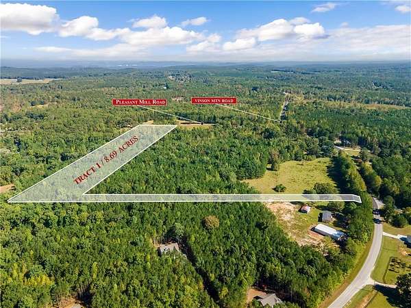 8.69 Acres of Residential Land for Sale in Rockmart, Georgia