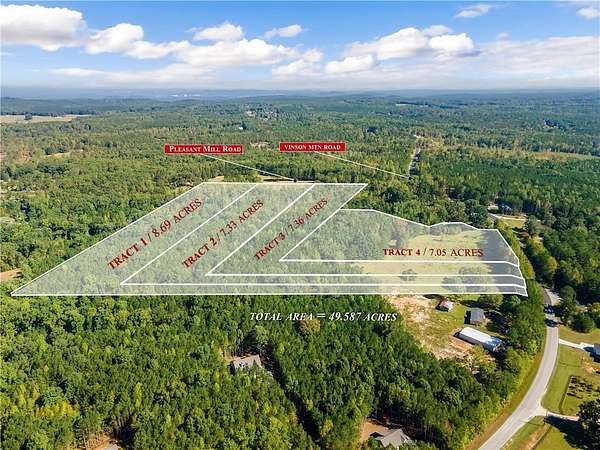 8.69 Acres of Residential Land for Sale in Rockmart, Georgia