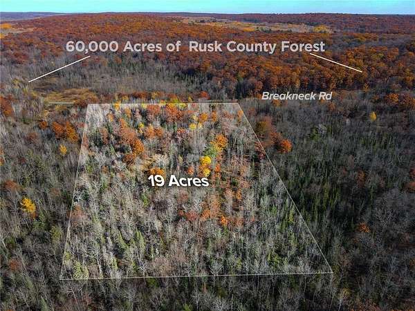 19 Acres of Recreational Land for Sale in Birchwood, Wisconsin