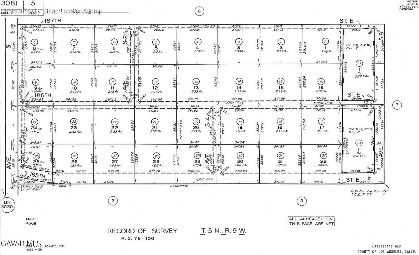 2.58 Acres of Land for Sale in Palmdale, California