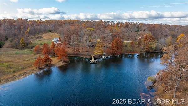 55 Acres of Recreational Land with Home for Sale in Climax Springs, Missouri