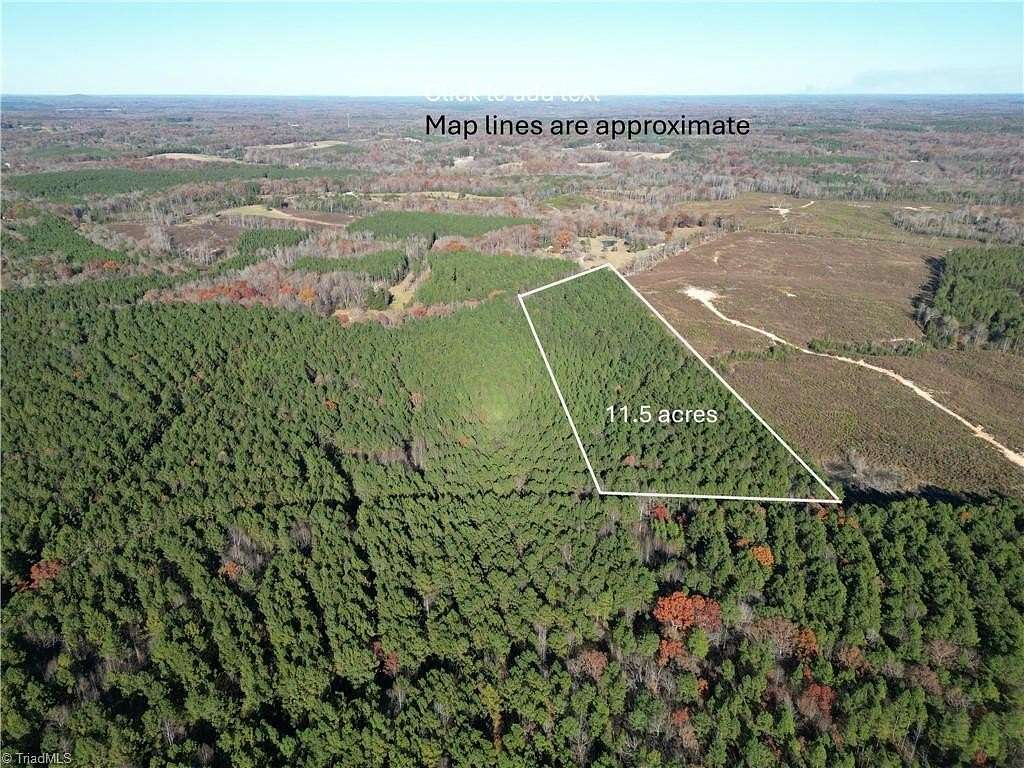 11.5 Acres of Recreational Land for Sale in Seagrove, North Carolina