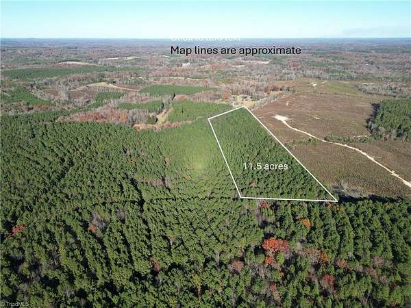 11.5 Acres of Recreational Land for Sale in Seagrove, North Carolina
