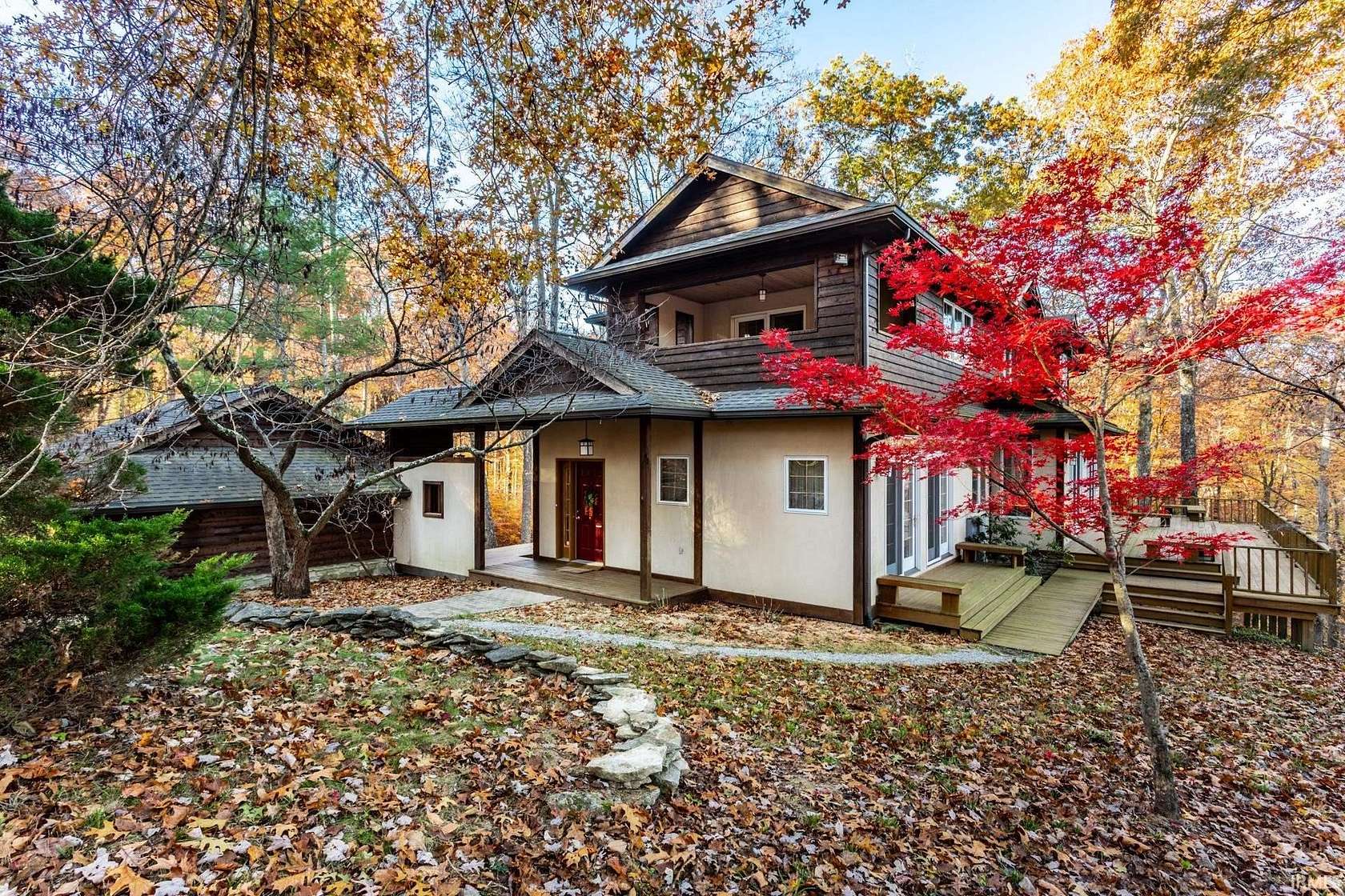 31.2 Acres of Recreational Land with Home for Sale in Bloomington, Indiana