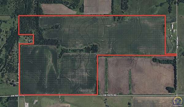 225 Acres of Recreational Land & Farm for Sale in Kincaid, Kansas