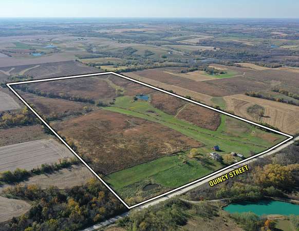 80 Acres of Land with Home for Sale in Milo, Iowa