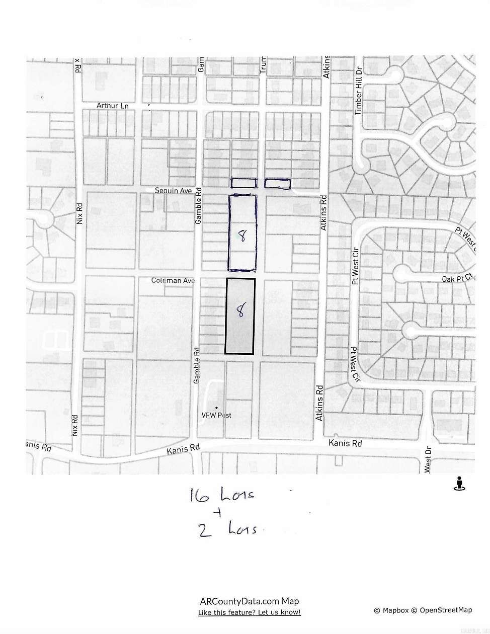 3 Acres of Land for Sale in Little Rock, Arkansas