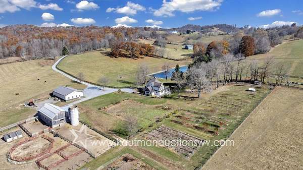 319 Acres of Land with Home for Auction in Sinks Grove, West Virginia