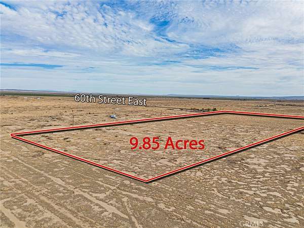 9.85 Acres of Land for Sale in Lancaster, California