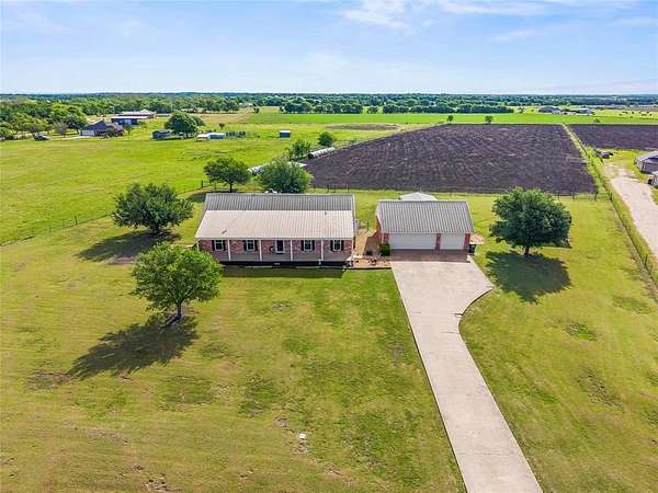 5.56 Acres of Land with Home for Sale in Lorena, Texas