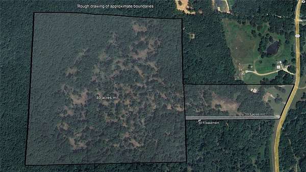 40 Acres of Recreational & Residential Land for Sale in West Fork, Arkansas