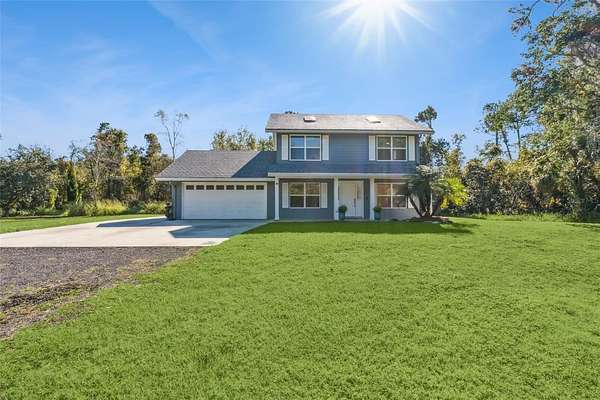 5 Acres of Residential Land with Home for Lease in Geneva, Florida