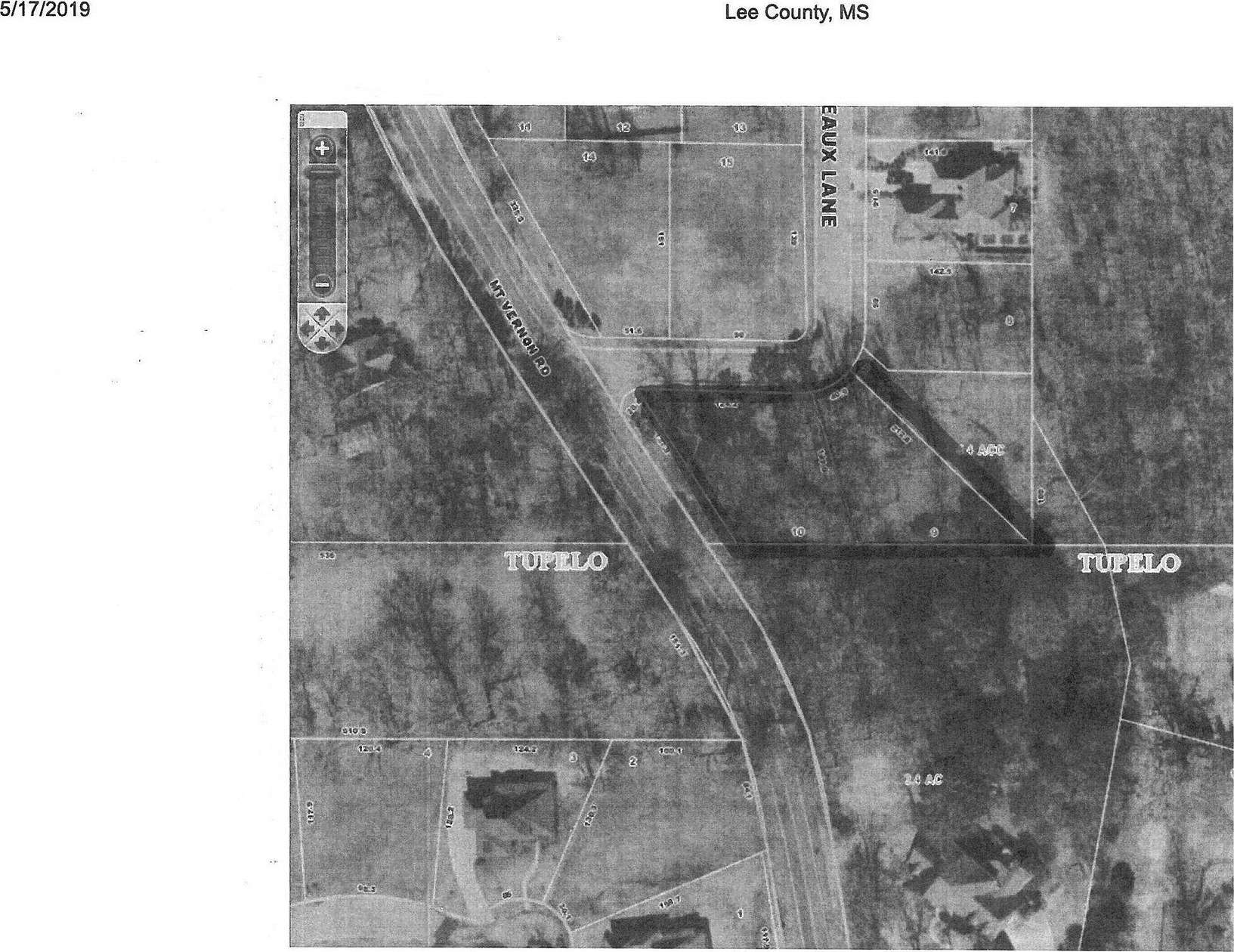 0.51 Acres of Residential Land for Sale in Tupelo, Mississippi